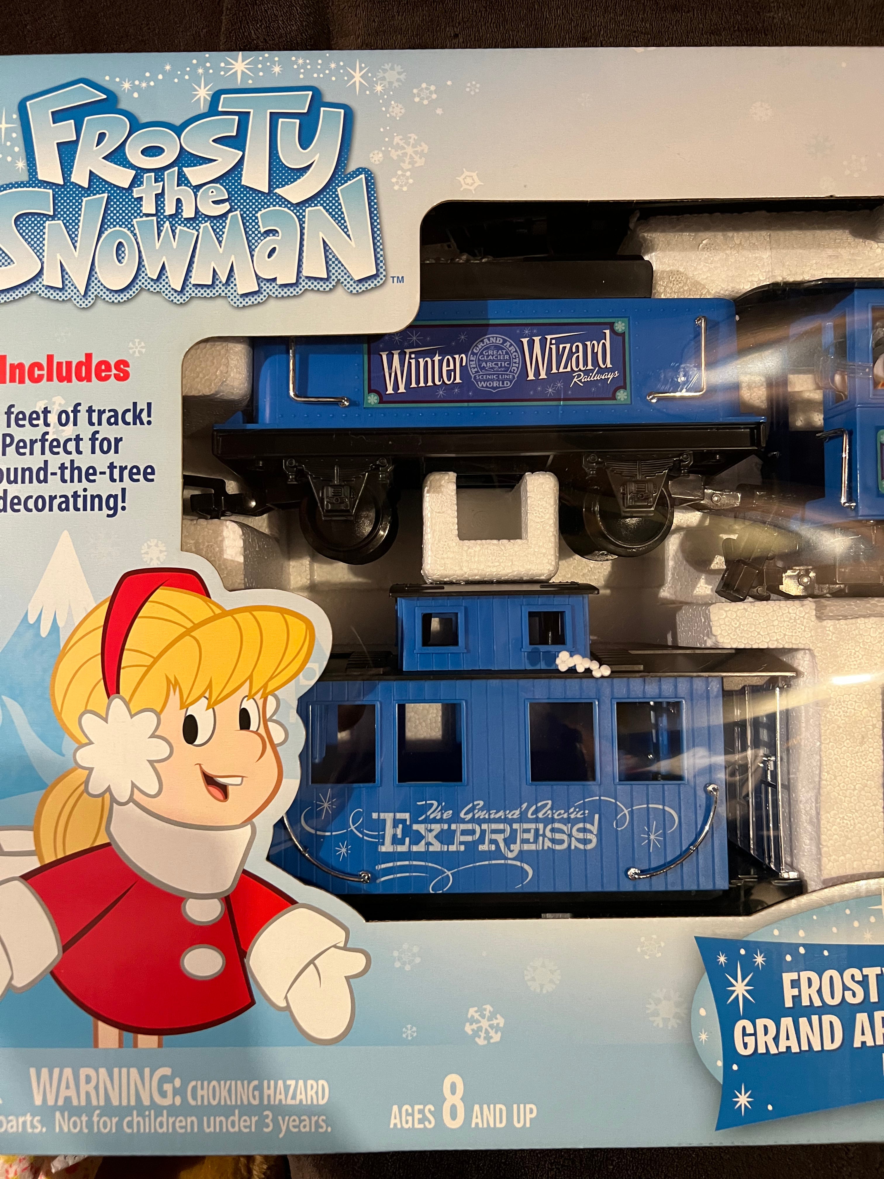 Frosty the snowman train set on sale