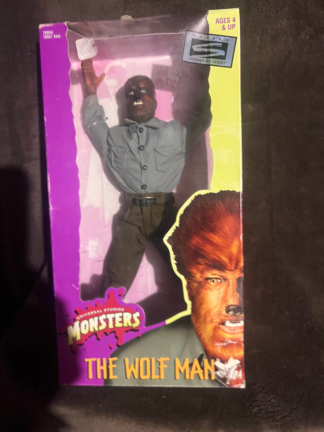 Wolfman Universal Studios Rare Doll in Original Box Never Opened