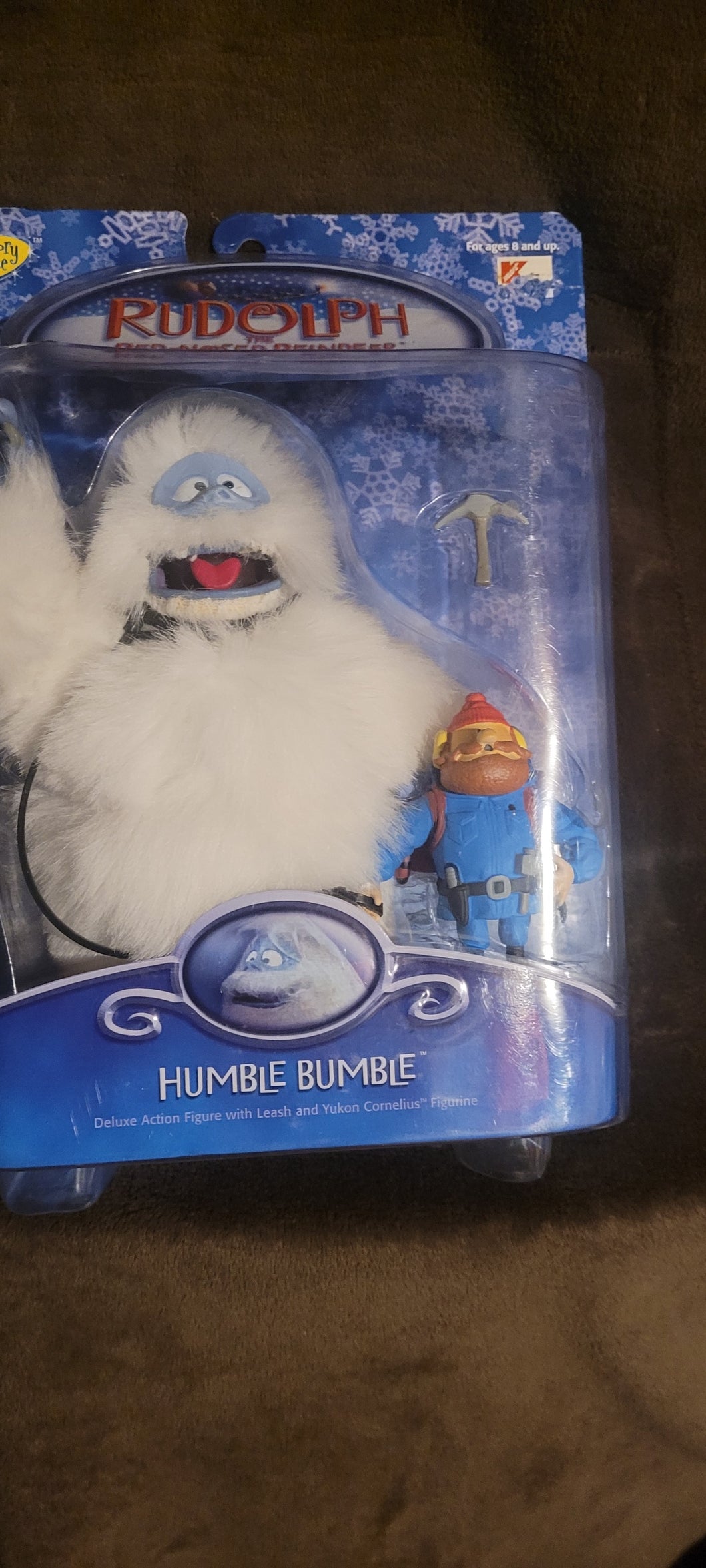 Rudolph Island of Misfit Toys Extremely Rare Bumbles Snow monster with Yukon Cornelius Figure Set Never Opened