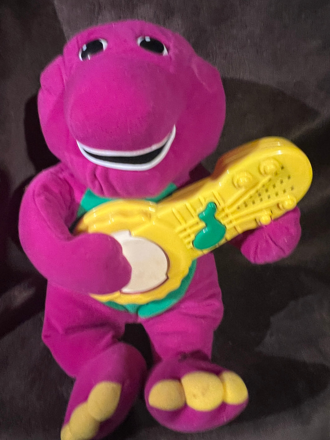 Barney Singing Playing guitar plush Doll