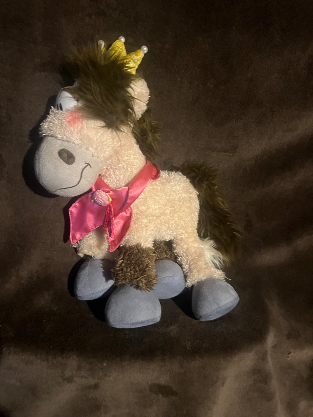 Depeche Diddl Horse girl plush doll 12 inch