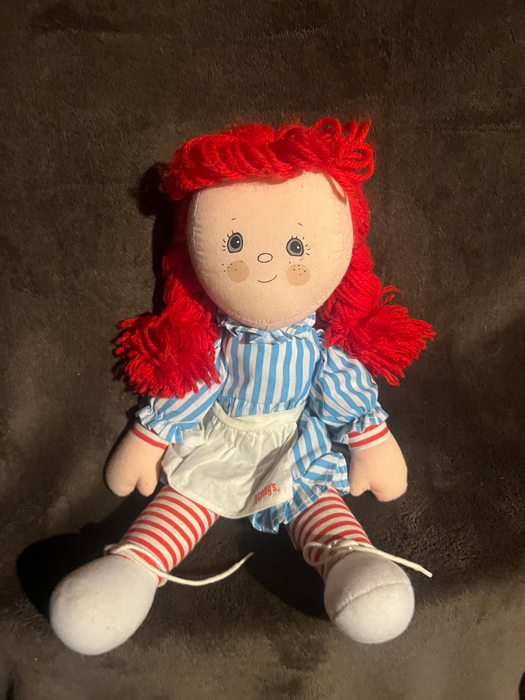 Wendy’s Restaurant Advertisement 13 Inch Plush Doll Rare