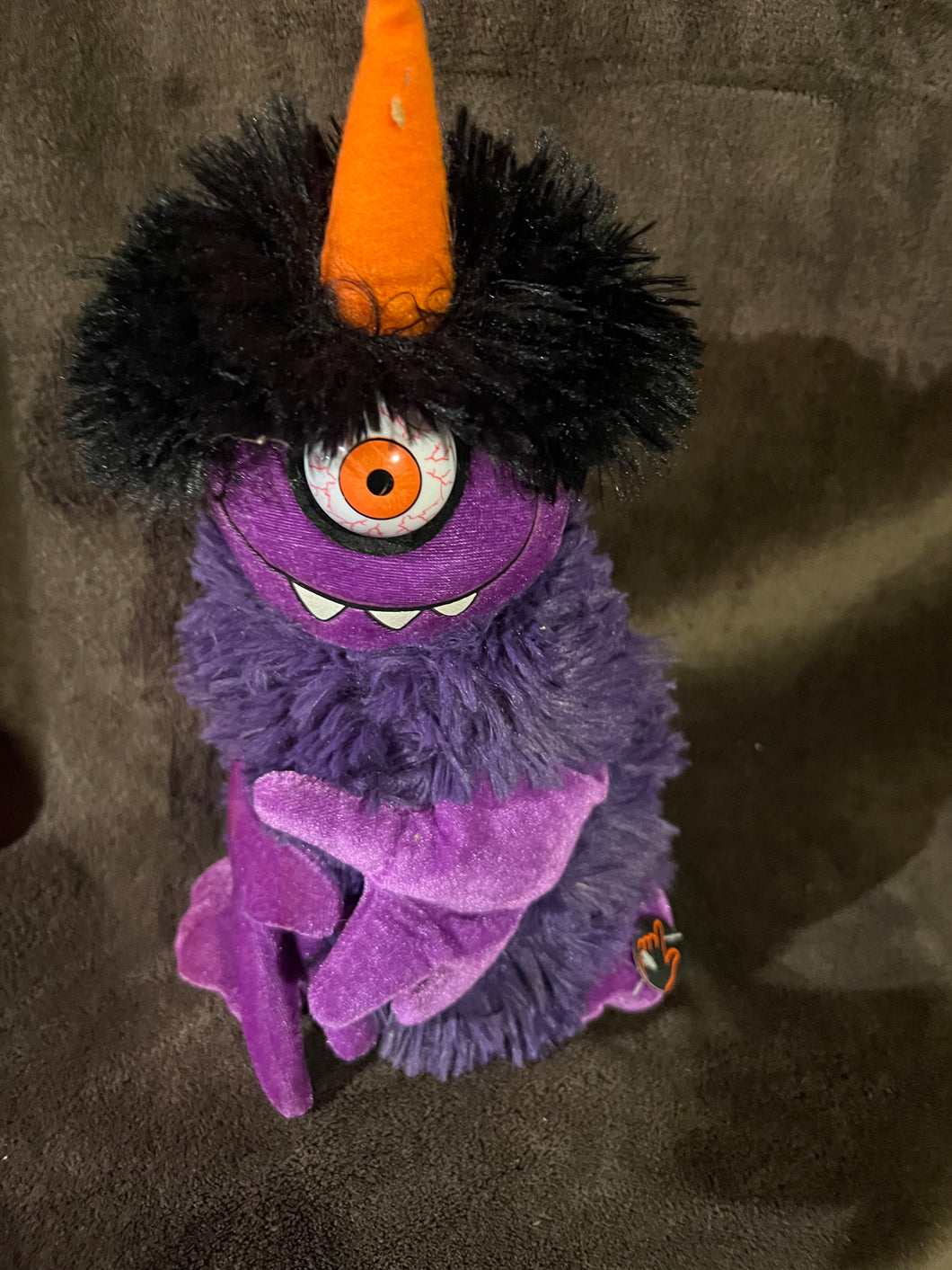 One Eyed Purple People Eater Singing Animated Plush Doll