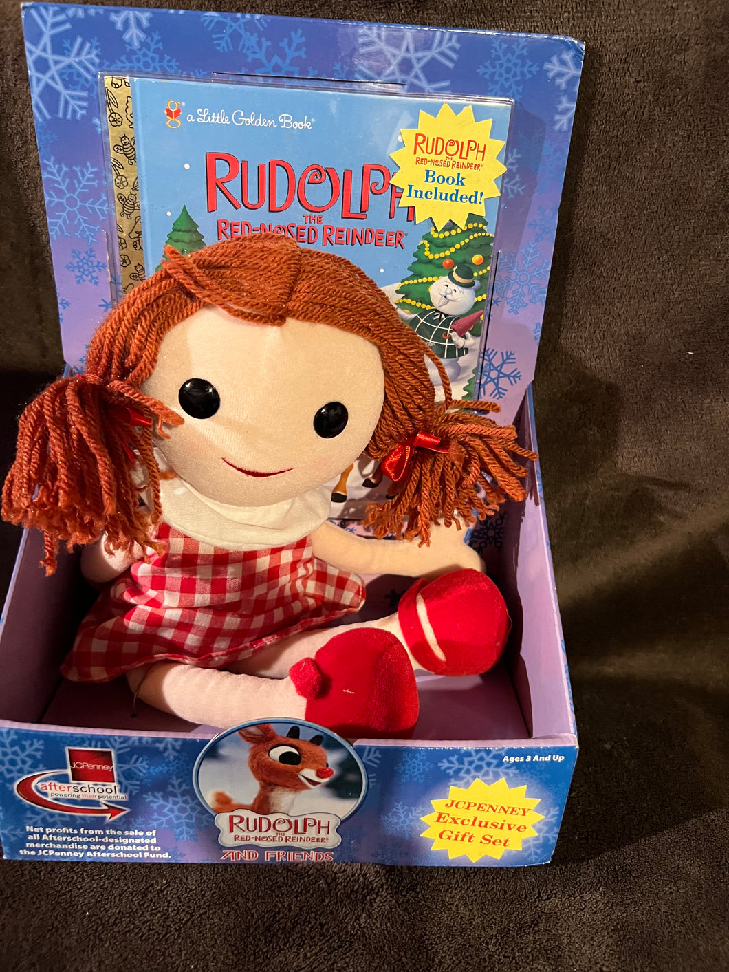 Rudolph Island Misfit Toys Rare Exclusive Dolly Plush with Book New