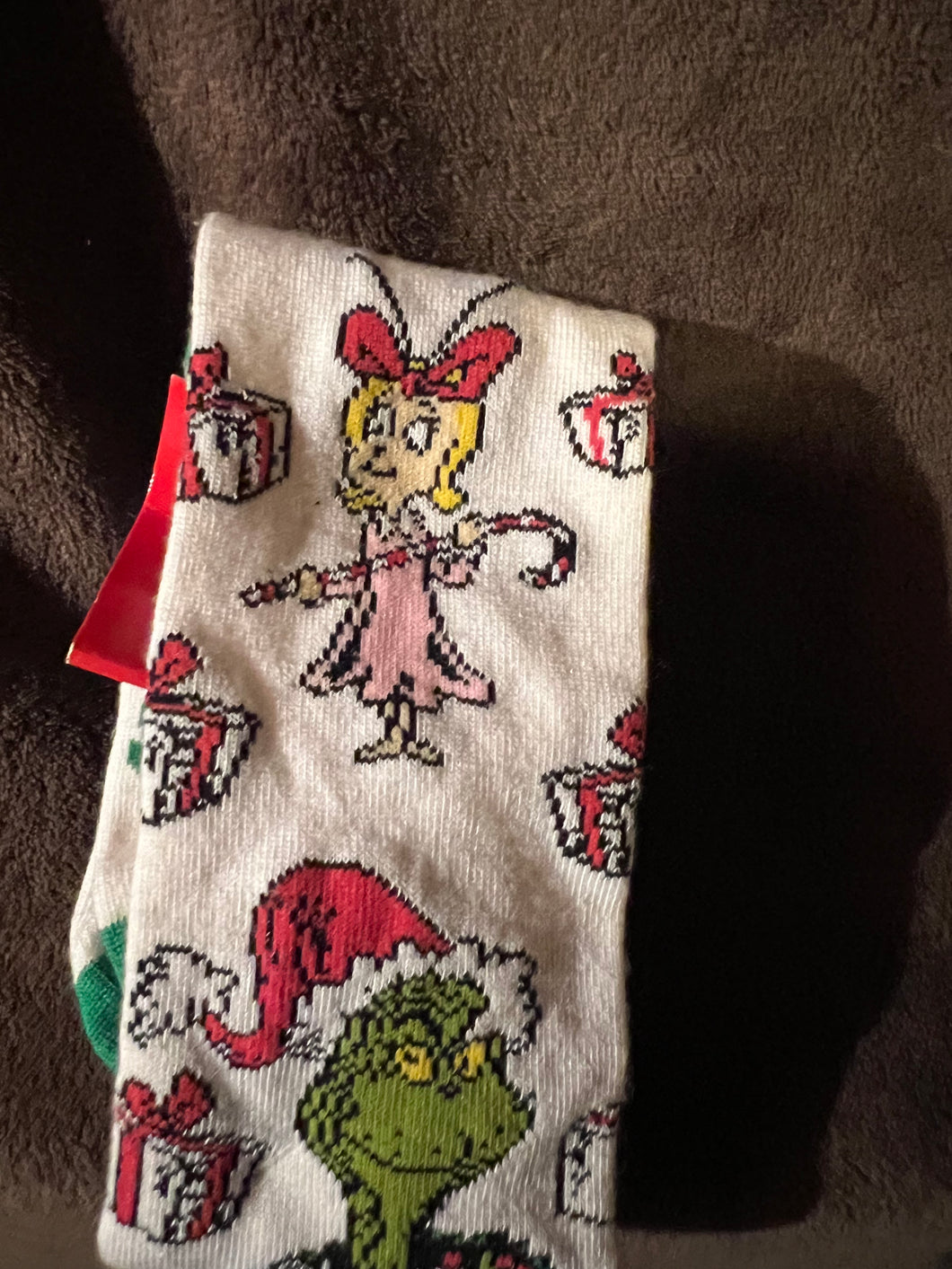 The Grinch Who Stole Christmas Cindy Lou Who socks New